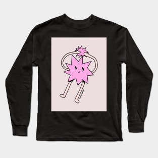 Silly Little Guy | Pink Version Long Sleeve T-Shirt